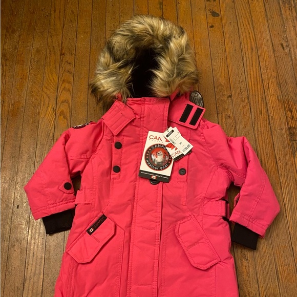 Canada Weathergear Fuchsia Jacket 3T NWT - Picture 3 of 5